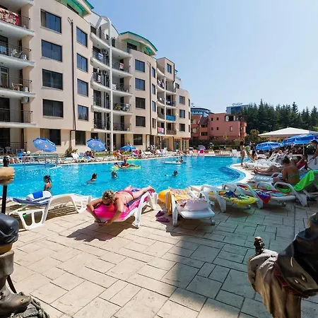 Wifi❤studio With Kitchen & Balcony Pool View❤vi❤ Appartement Sunny Beach
